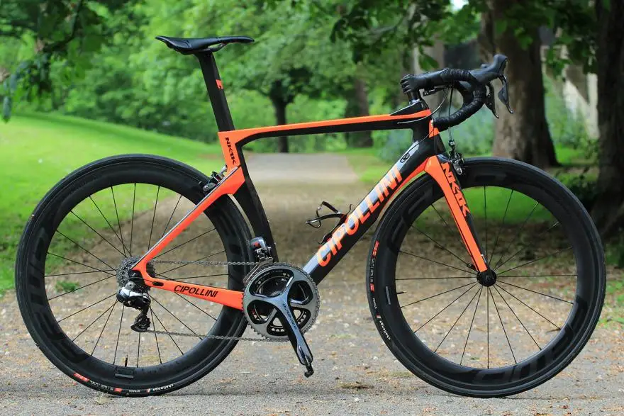 С 5800 Groupset NK1K полный велосипед Cipollini полностью из карбона дорожный велосипед с карбоновыми рамами NK1K, 50 мм карбоновые колеса 11 частей - Цвет: Orange-Black