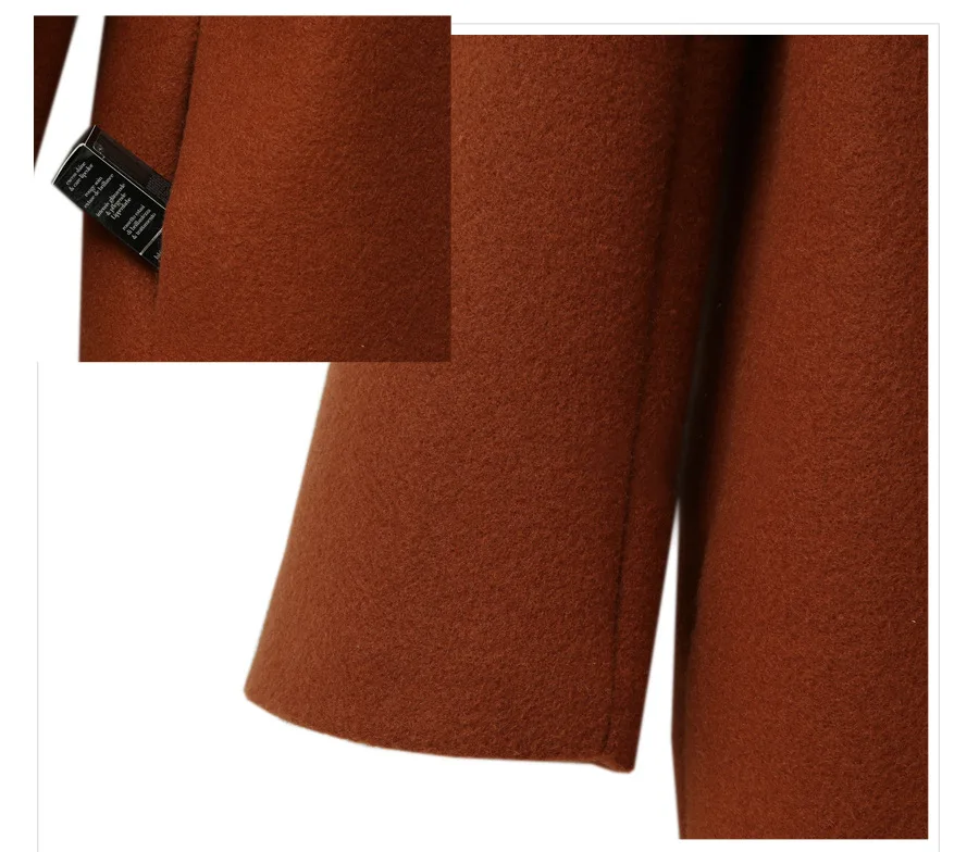SWYIVY, Женское шерстяное пальто средней длины, Осень-зима, женская модная шерстяная куртка, одноцветное пальто, теплая женская верхняя одежда, пальто из смешанных материалов