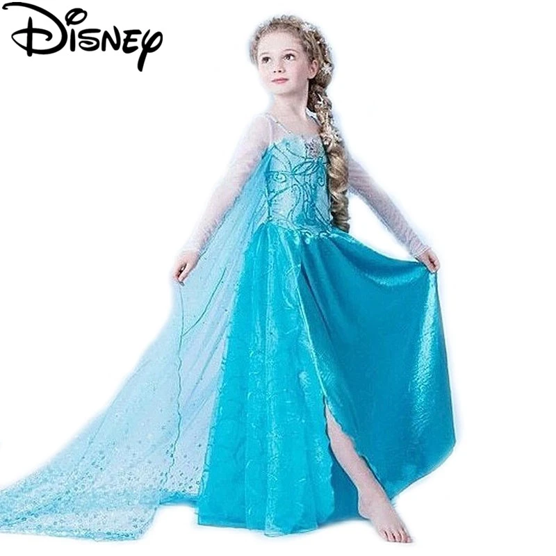 disney dondurulmus elbise elsa anna kiz kostumleri cocuklar icin kar kralice cosplay prenses anna cocuk parti fantasia kulkedisi elbise
