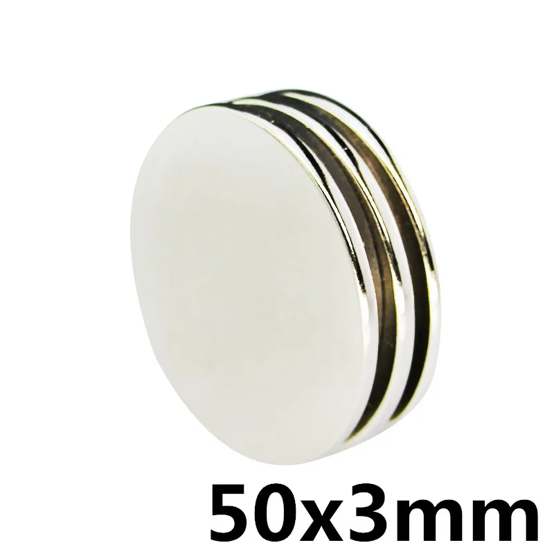

Super Powerful Strong Bulk Small Round NdFeB Neodymium Disc Magnets Dia 50mm x 3mm N35 Rare Earth NdFeB Magnet