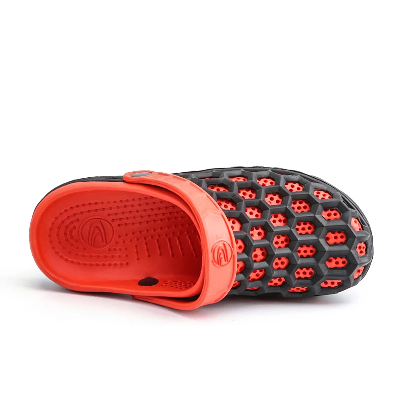 Unisex Jelly Shoes Slip-on Sandals Men Summer Outdoor Breath Mens Sandals Light Casual Slippers Croc Shoes Clogs Men
