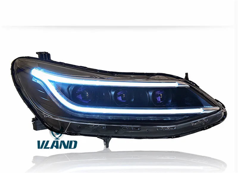 

VLAND Factory for Car head lamp for Cruze LED Headlight 2018 for Cruze Head light with LED seqential/LED moving signal with HID