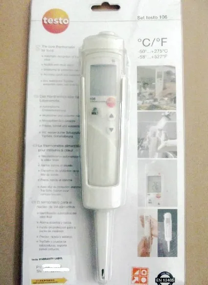 

Testo 106 Digital Waterproof Food Core Auto-Hold Thermometer MINI with cheap shiping