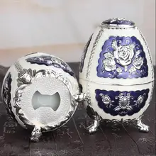 Античный металл с тиснением держатель зубочистки Коробка органайзер Посуда Украшение дома tandenstoker houder YQT015