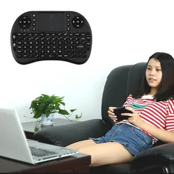 

in stock ! High Quality Protable Mini Wireless Keyboard 2.4G with Touchpad Handheld Keyboard for PC Android TV Wholesale