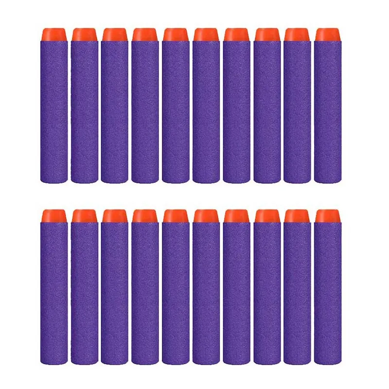 

100 PCS Purple Refill Clip Darts soft bullet For Kid Toy Gun