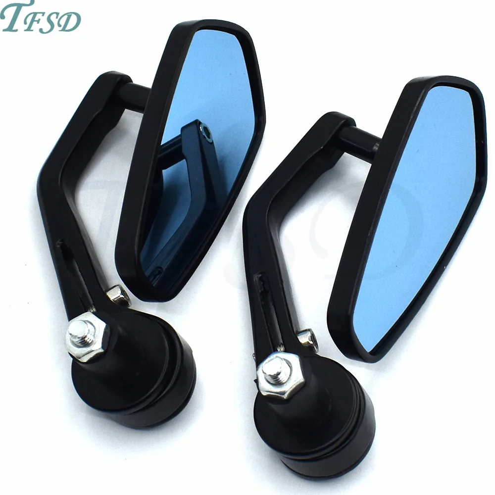 

Motorcycle Bike Cruiser Chopper ATV Aluminum 7/8'' 22mm Bar End motorbike moto Motocross Side Rear View Mirror For Kawasaki ZX-6