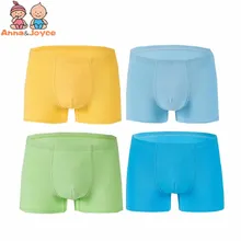 Детское нижнее белье для мальчиков, 5 шт., детские шорты с рисунками, трусы-боксеры для мальчика ярких цветов, трусы