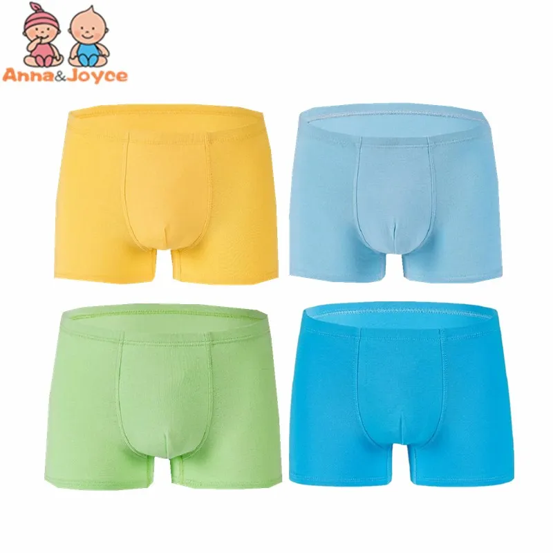 

5 Piece Kids Boys Underwear Cartoon Children's Shorts Panties Candy Color Boy Boxers Underpants