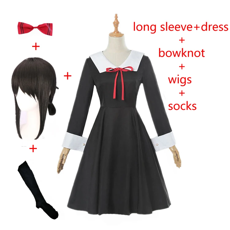 Kaguya-sama: Love is War; костюм для косплея; платья Кагуя шиномия; костюм для косплея; школьная форма для девочек; женское платье - Цвет: package 2