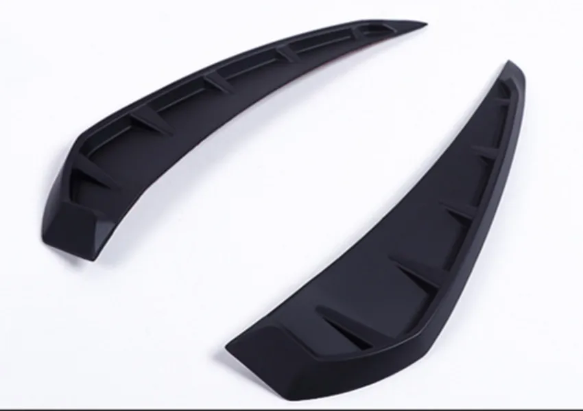 Автомобильный боковой маркер, крышка воздушного потока, крыло, крыло, вентиляционное отверстие, украшение для HondA Civic Sedan/Coupe/Hatchback-настоящее время - Название цвета: matte black