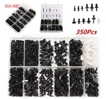 

350Pcs Car Body Plastic Push Pin Rivet Fasteners Trim Moulding Clip Assortments
