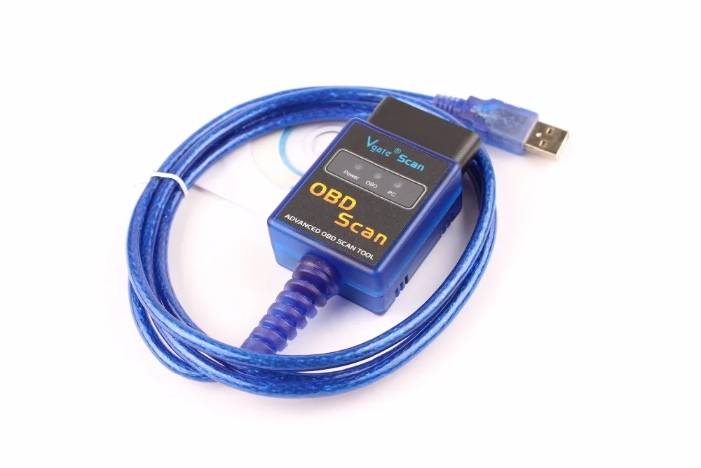 Vgate USB сканирования ELM327 OBD SCAN Vgate ELM327 USB Интерфейс кабель автомобиля инструмент диагностики авто Читатели код и сканирования Инструменты