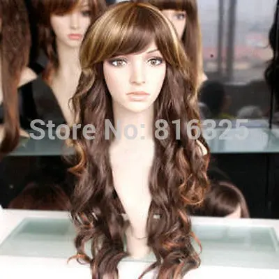 shun DM690022&gt&gtPretty women's full wig/wigs long |