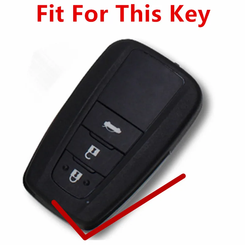 FLYBETTER чехол из натуральной кожи с 3 кнопками для Toyota Camry/CHR/2017 Prius/Corolla/RAV4/Prado