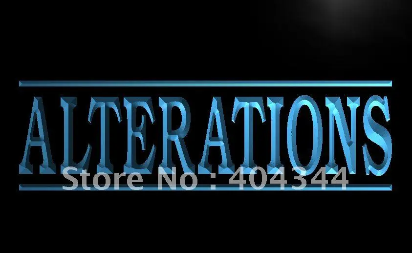 

LB809- Alterations Services Dry Clean LED Neon Light Sign