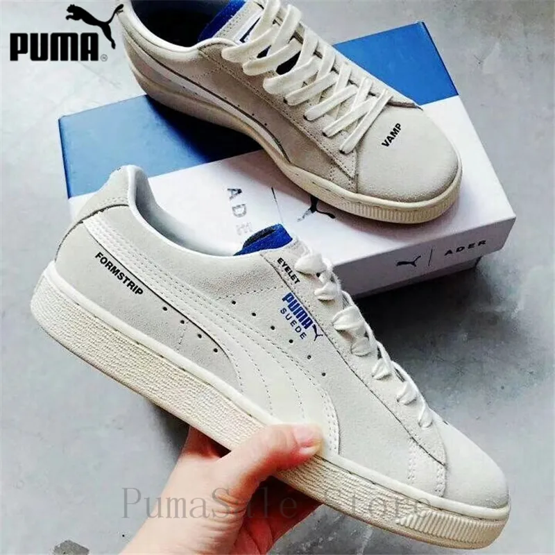 

PUMA Select Men's X Ader Error Suede Sneakers 367195 01 Men Badminton Shoes Classic Formstrip Sport Shoes Size 40-44