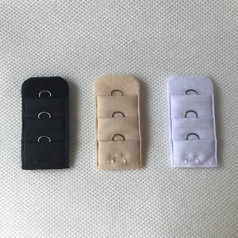 

200 Pcs/lot Cheap Bra Extended Buckle Extender Hook Eye Width 1.9 Cm Sewing Accessories Wholesale