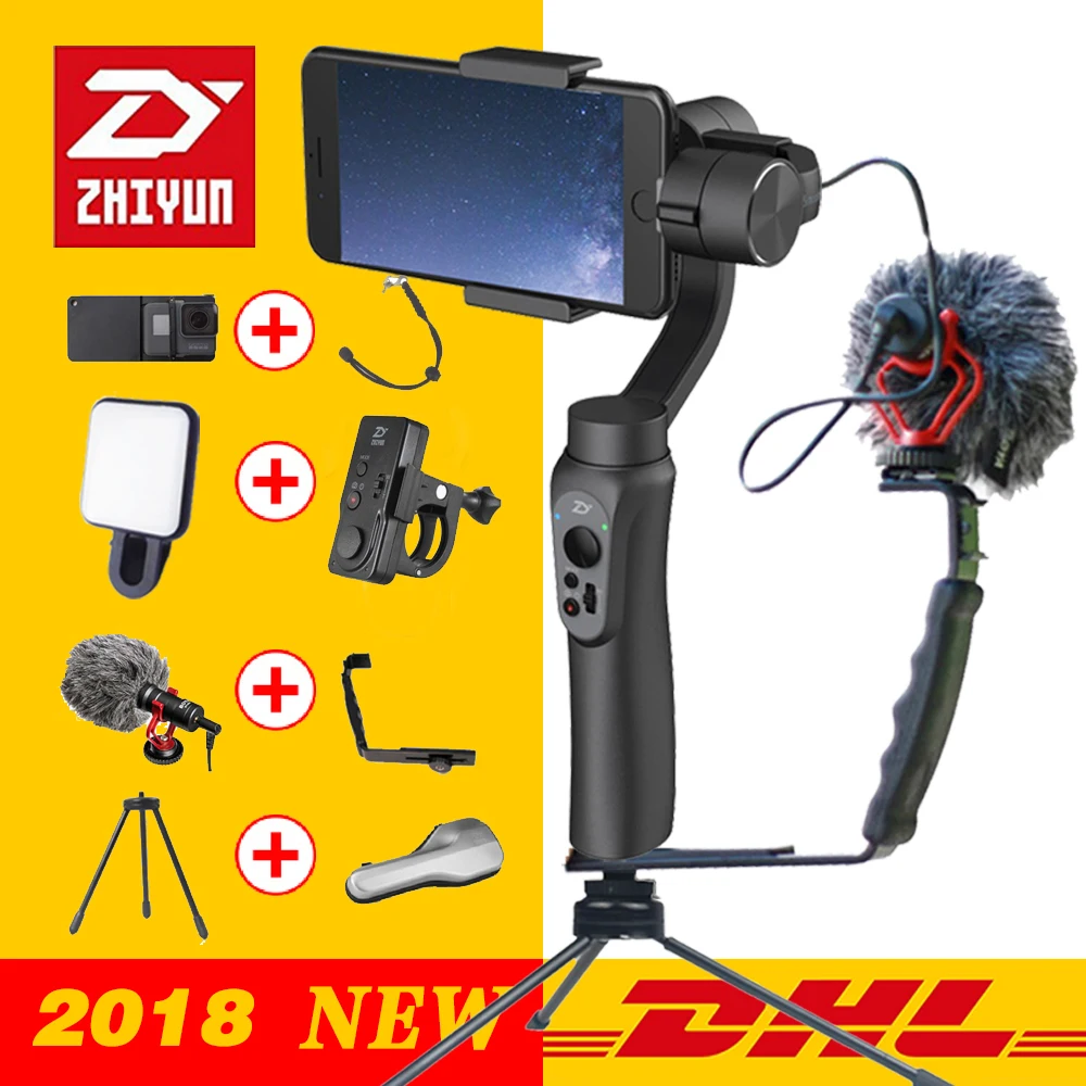 Zhiyun SMOOTH Q 3 Axis Handheld Gimbal Stabilizer for font b Smartphone b font action camera