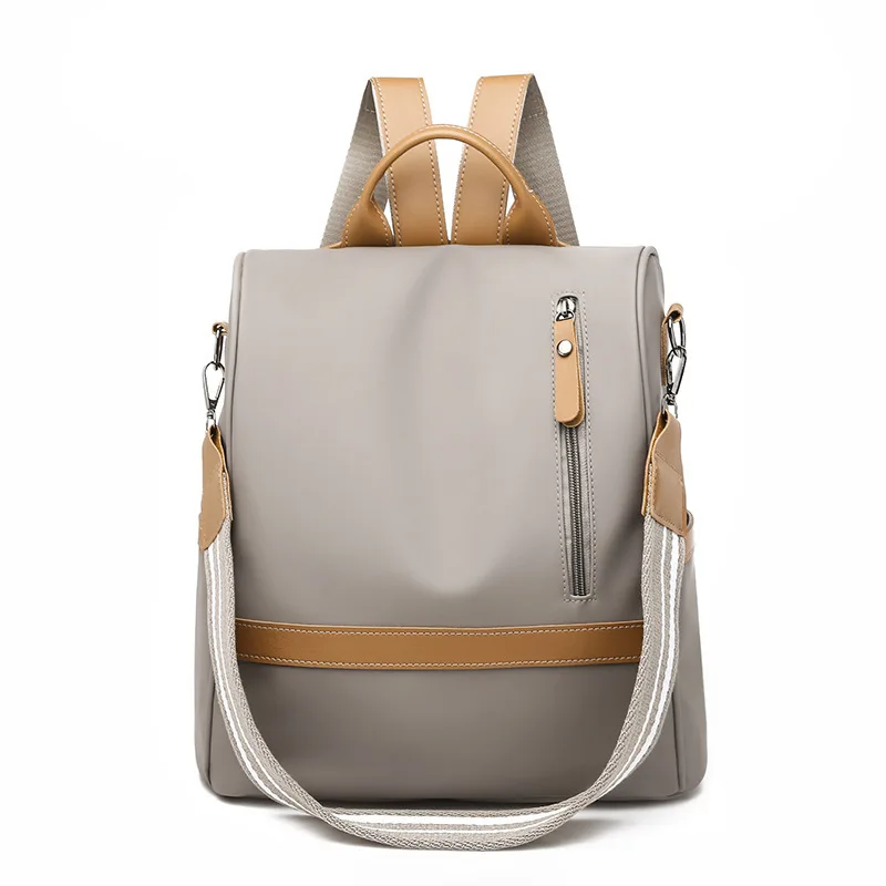 

double shoulder bag full waterproof 2018 new Korean version of fashion casual light travel anti-theft backpack