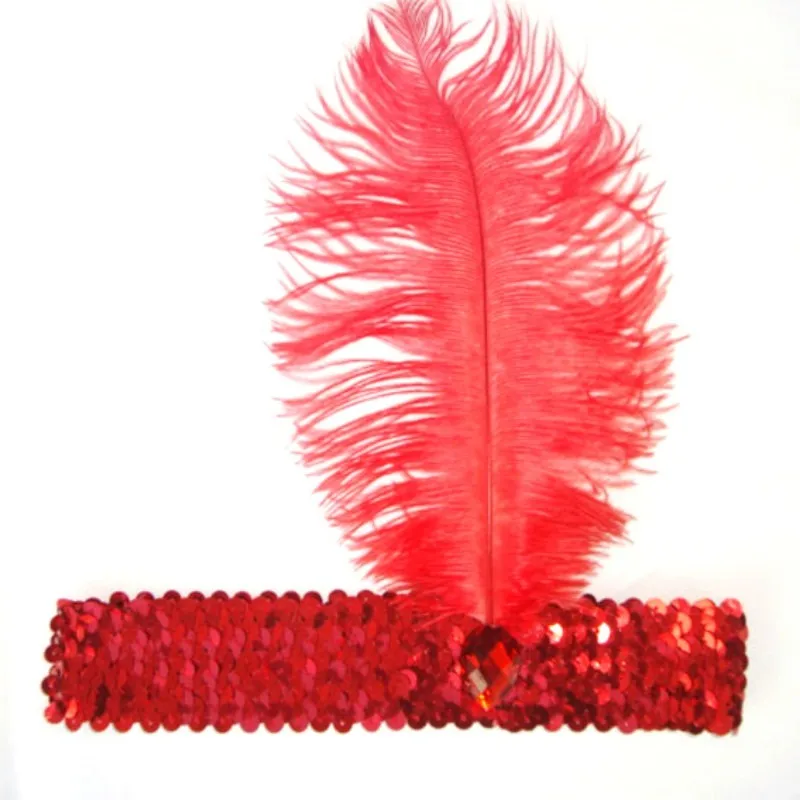 Головная повязка с блестками; шикарная повязка на голову с перьями; вечерние платья для танцев; Лидер продаж