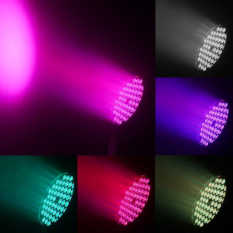 Быстрая 54*3 Вт Мини Светодиодный прожектор Прожектор сценический светильник для DJ disco RGBW DMX движущийся головной светильник