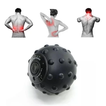 

New 4 Speed High Intensity Vibrating Massage Ball Roller Fitness Ball For Muscle Myofascial Release and Trigger Point Treatment