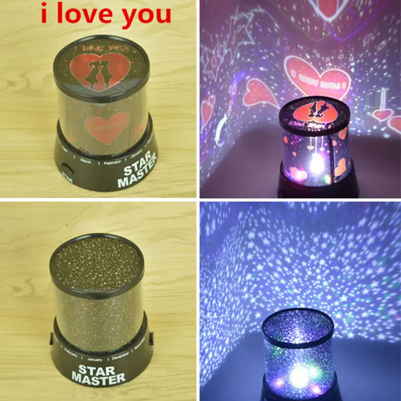 I LOVE YOU/звездное небо звезды led проектор ночник Рождественский подарок