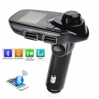 

Bluetooth MP3 Player Car kit FM Transmitter Bluetooth Hands-free with Full 206 channels optional Built-in intelligent microphone