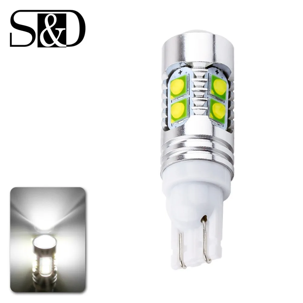 

S&D T10 LED W5W Led bulbs LED Chips 194 168 Car Light White DRL Signal interior Lights Reading Dome parking Auto Lamp 12V