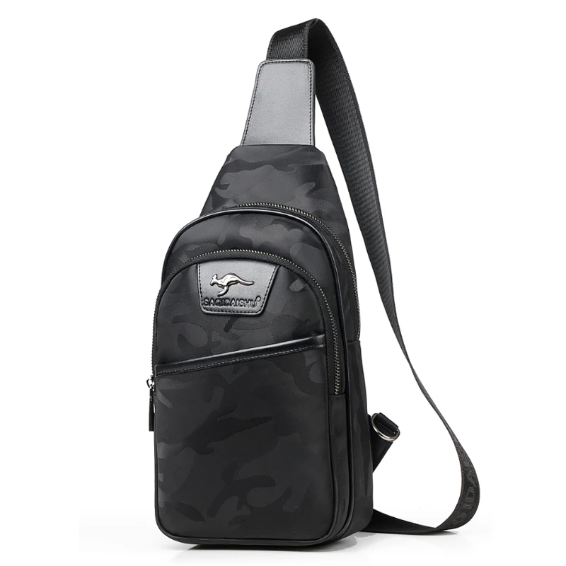 Роскошная брендовая Сумка-кенгуру, мужская сумка-мессенджер, оксфордская сумка через плечо, мужская сумка на плечо, камуфляжные Сумки на лямках, Мужская нагрудная сумка