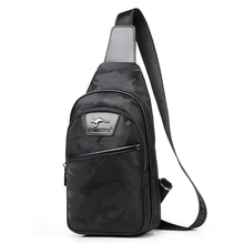 Роскошная брендовая Сумка-кенгуру, мужская сумка-мессенджер, оксфордская сумка через плечо, мужская сумка на плечо, камуфляжные Сумки на лямках, Мужская нагрудная сумка