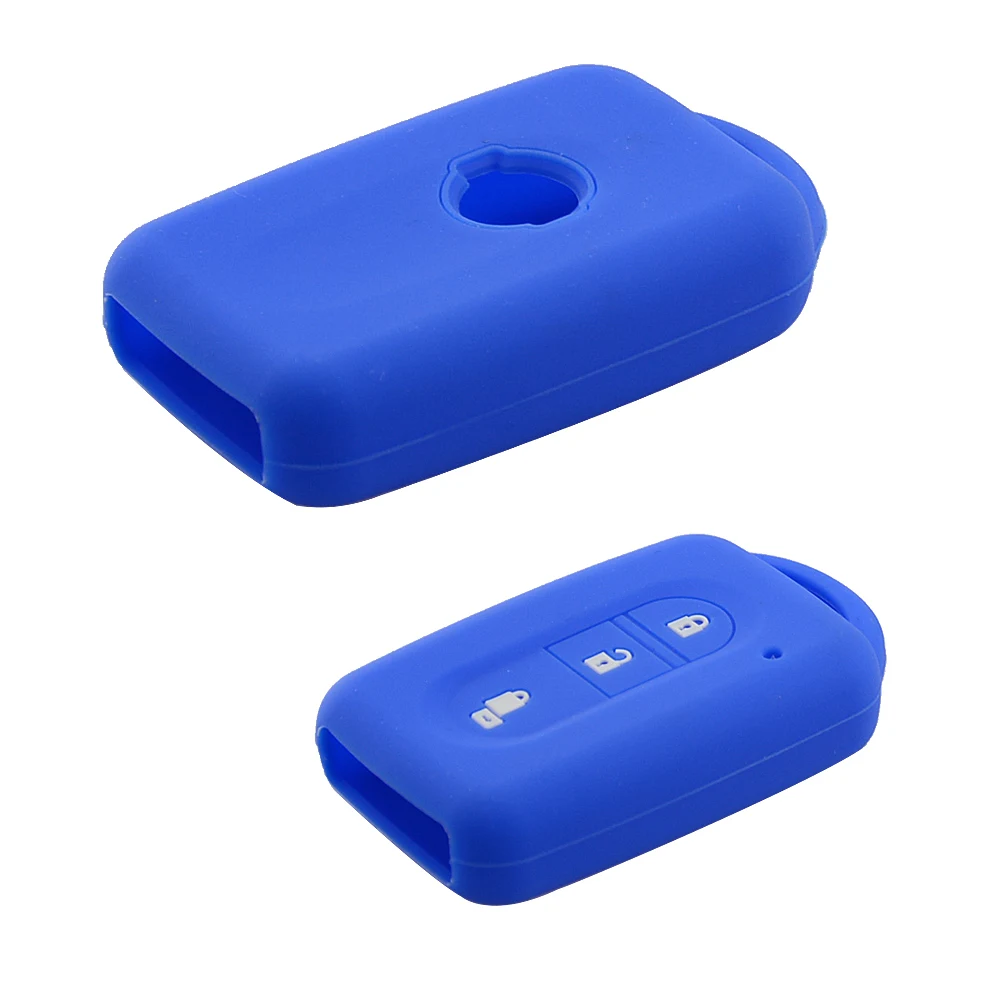 3 buttons silicone car key case for Nissan 2