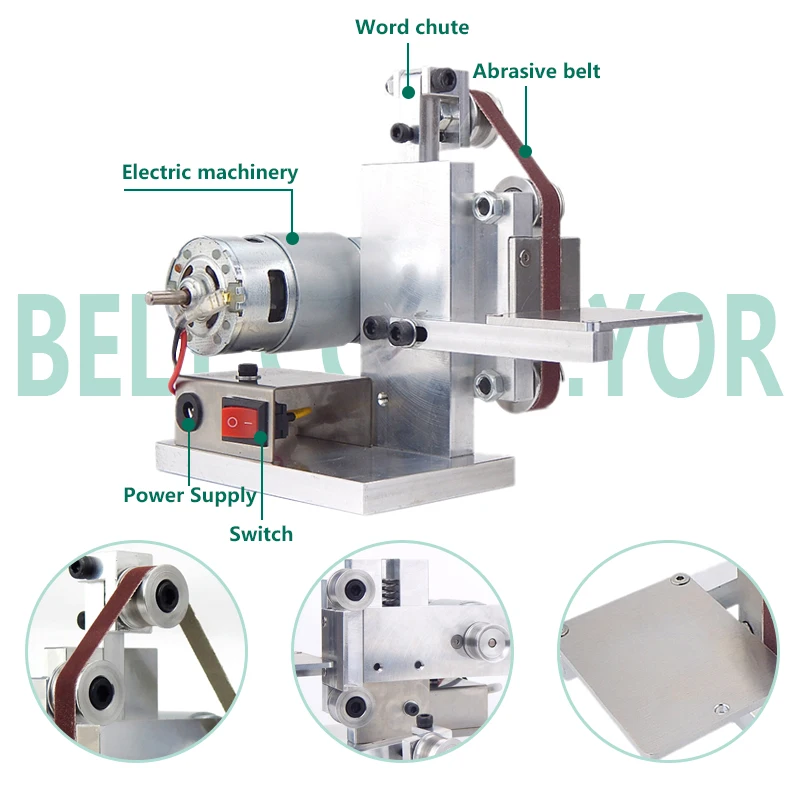 DIY Мини дрель ленточная шлифовальная машина настольная шлифовальная машина шлифовальная полировальная машинка буферный пояс шлифовальный нож Apex кромка точилка