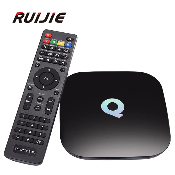 

Q-BOX 4K KODI Preinstalled Amlogic S905 TV Box Android 5.1 2G/16G 2.4G+5G Dual Band WIFI 1000M LAN Bluetooth4.0 Smart Tv