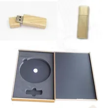 Hot new 2017 Wooden USB Stick pen drive with CD DVD Box usb 2.0 memory flash stick pen drive
