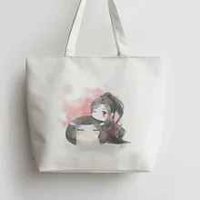Grandmaster Demonic культивирование милый кролик Холст Tote сумки сумка для покупок с персонажем из мультфильма AN184 AN187 AN190