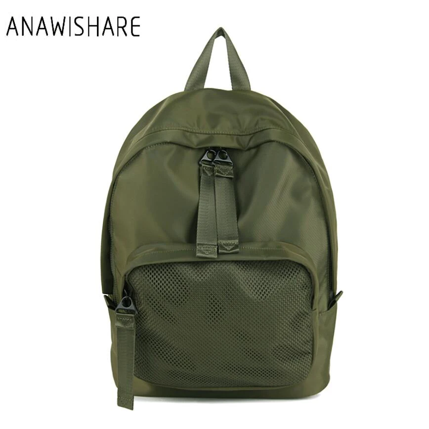 

ANAWISHARE Women Backpacks Men Nylon Waterproof Travel Bags Large School Bags For Teenagers Boys Shoulder Bags Mochila Feminina