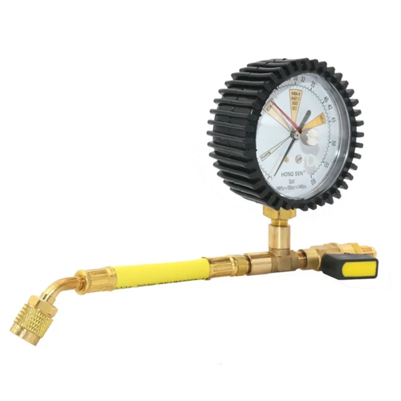 

R134A, R22, R410A Air Conditioning Refrigeration Test Nitrogen Pressure Gauge Simple Refrigerant Table