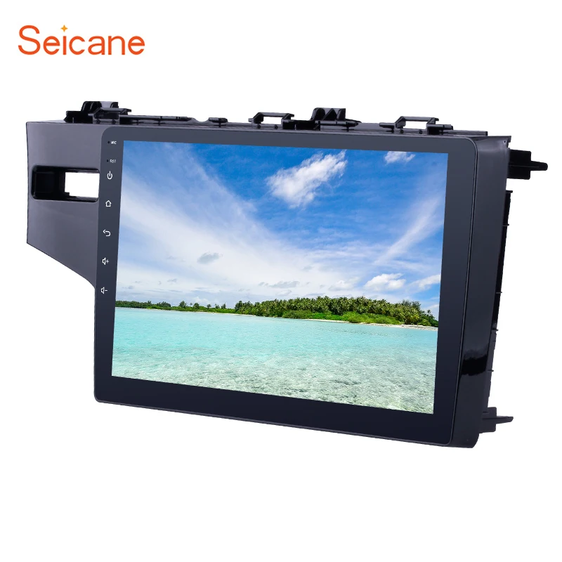

Seicane 2Din Android 6.0/7.1/8.1 10.1" Car Radio Audio GPS Navi Stereo Wifi Multimedia Player Head Unit For 2014 Honda FIT Left