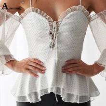 Aimsnug Boho 2019 Sexy New Summer Dot Tank Crop Top Vest Women Vacation Casual V-neck Crop Spaghetti Strap Lady Slim Cami Top Aimsnug Boho 2019 Sexy New Summer Dot Tank Crop Top Vest Women Vacation Casual V-neck Crop Spaghetti Strap Lady Slim Cami Top