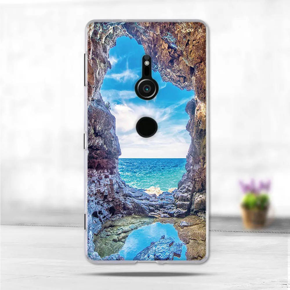 Чехлы 5 7 дюйма для Sony Xperia XZ2 чехол силиконовый из ТПУ XZ 2 чехол|Бамперы| |