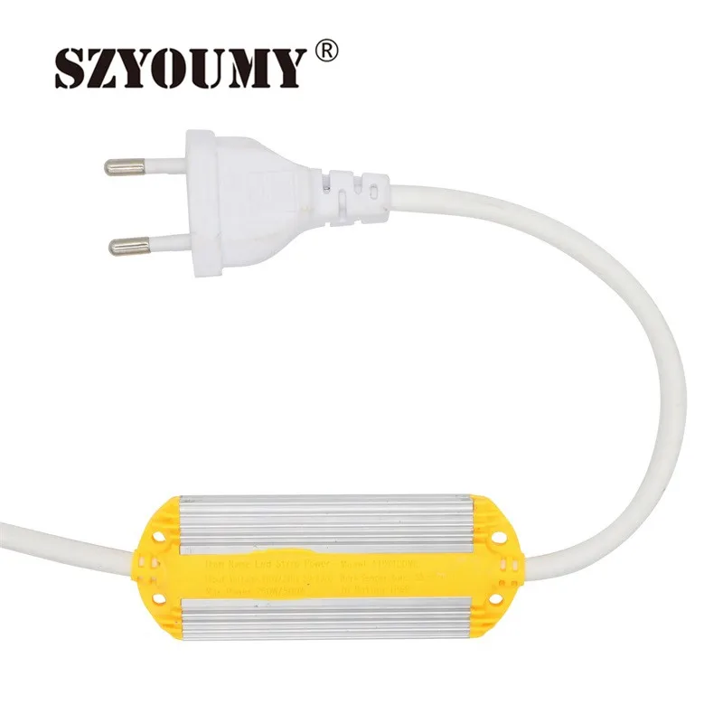 SZYOUMY Новое поступление 220 В 120 светодиодный s/М гибкий Светодиодные ленты 5730 SMD белый и теплый двойной Цвет затемнения ленты свет