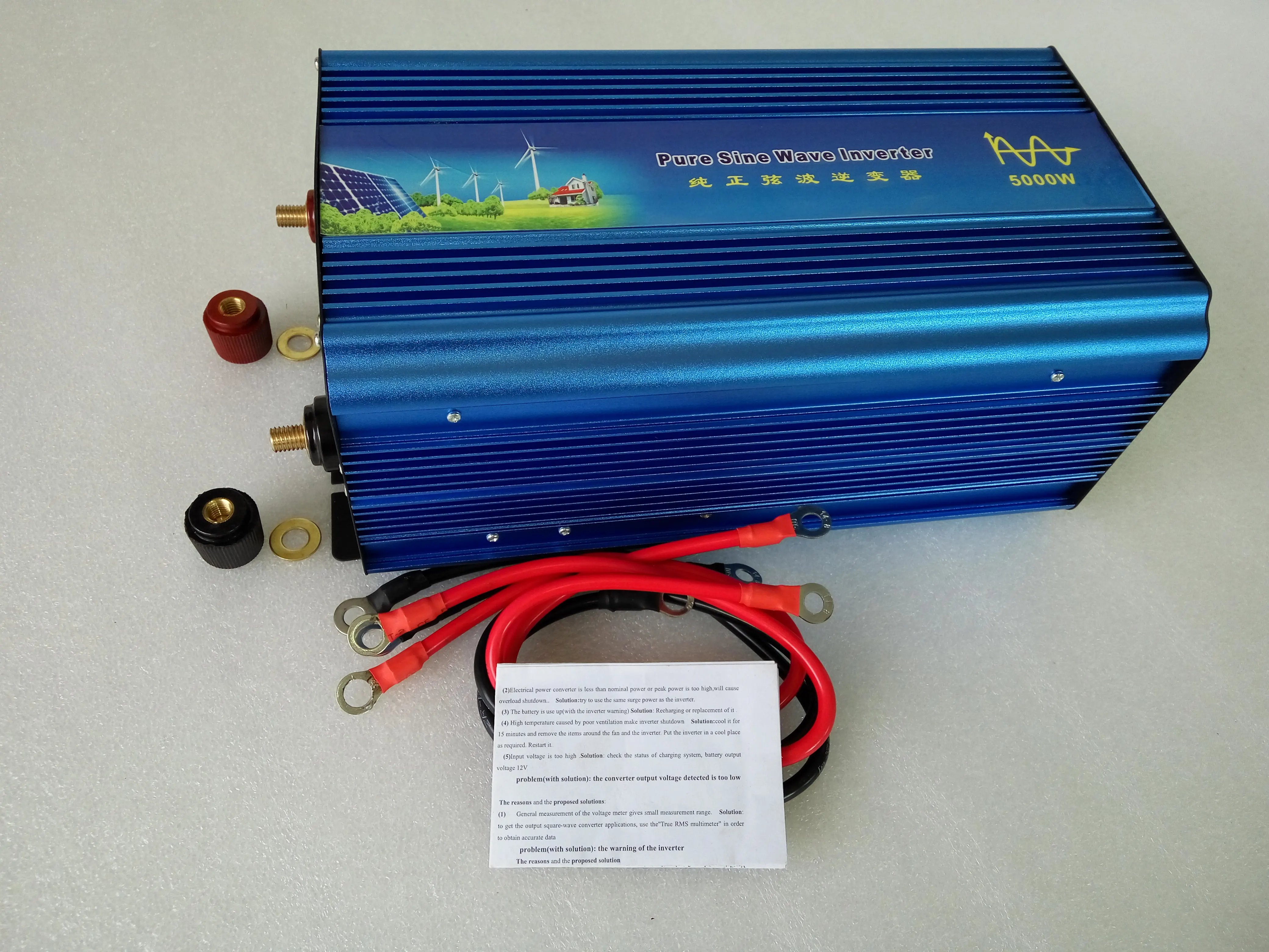 

Pure Sine Wave Off grid Inverter, Solar Inverter 5000 Watt 5000W 12V DC To 110VAC