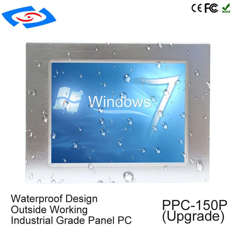 Factory Store 15 Touch Screen font b Industrial b font Panel PC With 2xLAN 4xUSB 1xVGA