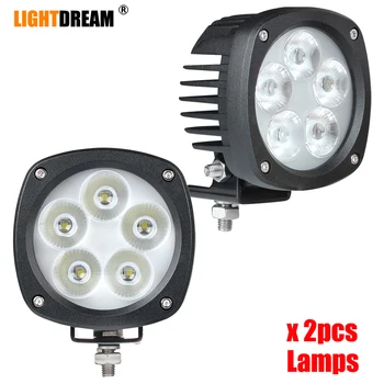 

Pair 50W LED Work Light 12V 24V Off Road Driving Fog Lamp Super Bright 4900LM LED WorkLights for Truck Car ATV SUV ATV