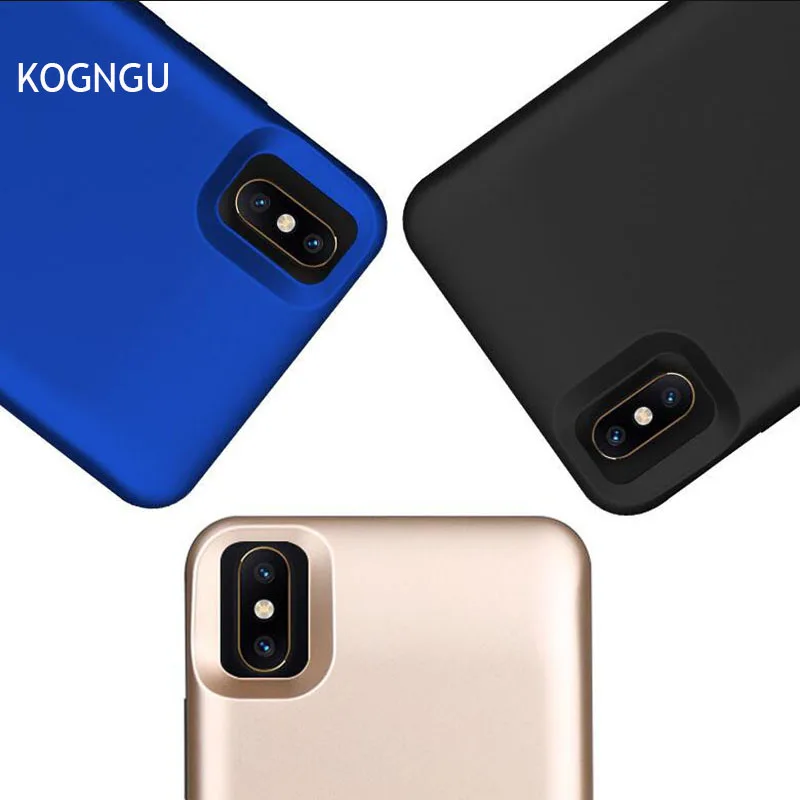 

KOGNGU Fashion Battery Charger Case for Xiaomi Mix2s 6000mah Back Clip Battery Wireless Fast Charger for Xiaomi Mix 2s