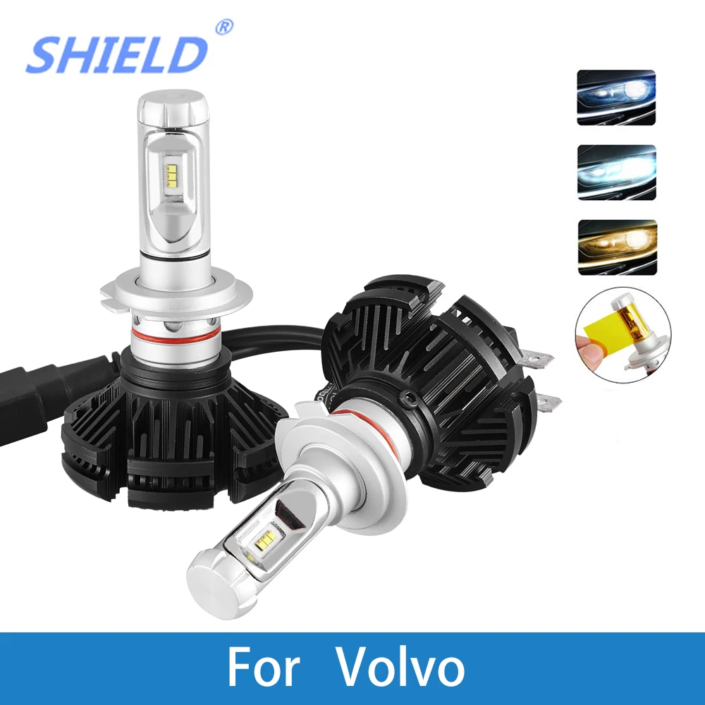 

LED Car Headlight Bulb H4 H7 H11 H1 H3 H27 9005 9007 880 12V 12000LM LED Auto Lamp For Volvo XC90/XC70/XC60/S40/S60/V40/V50/VHD