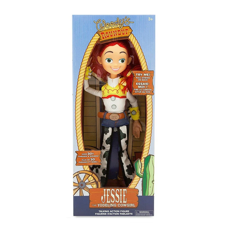 With box 1" История Игрушек 4 говорящая Вуди Джесси Базз Лайтер Бо Пип кукла Фигурки Коллекционная игрушка для детей Рождественский подарок - Цвет: With box