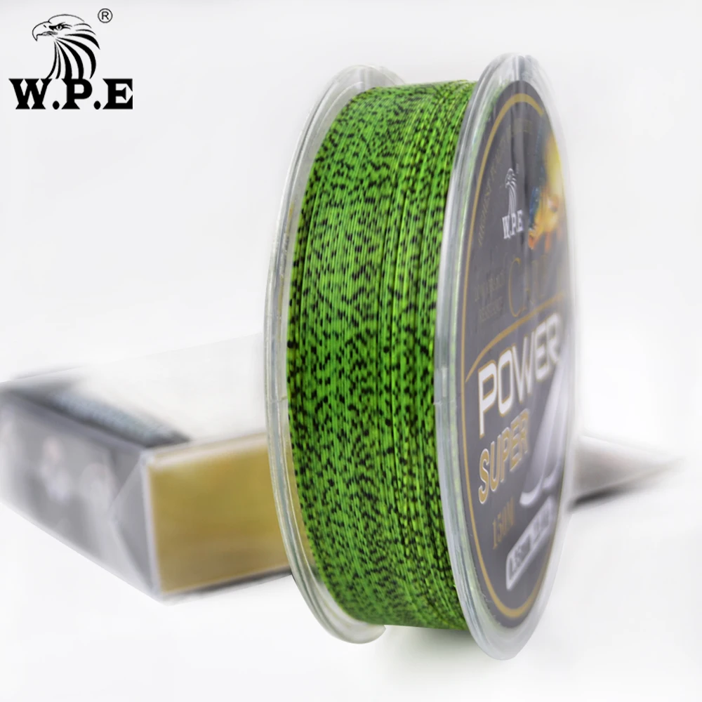 W.P.E العلامة التجارية قوة عظمى الكارب خيط صنارة الصيد 0.2 ملليمتر-0.60 ملليمتر فلوريد طلاء خيط صنارة الصيد 10-41 كيلوجرام مزدوجة اللون سريعة غرق خط